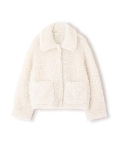PROPORTION BODY DRESSING(プロポーションボディドレッシング)の「衿付きフェイクファーブルゾン / 1216255001(ブルゾン・レディース・ベージュ/ホワイト系その他・MEDIUM/SMALL)」の19枚目の写真