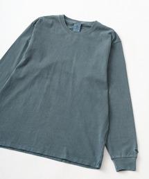 JEMORGAN 天竺ピグメント染めクルーネックL/S-T 長袖