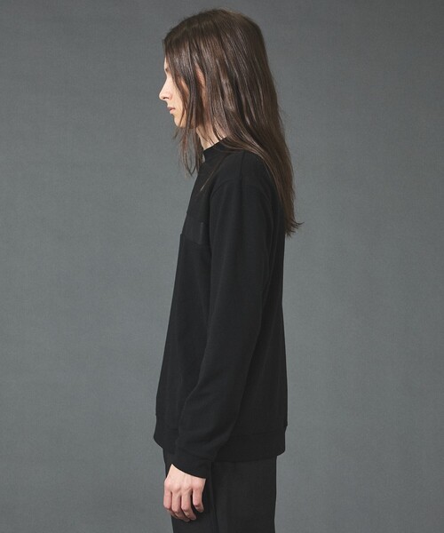 5351 POUR LES HOMMES(ゴーサンゴーイチプールオム)の「ブラッシュドモックネック L/S Tee(Tシャツ/カットソー・メンズ・ボルドー/ブラック/チャコールグレー・50/46/48/44)」の6枚目の写真