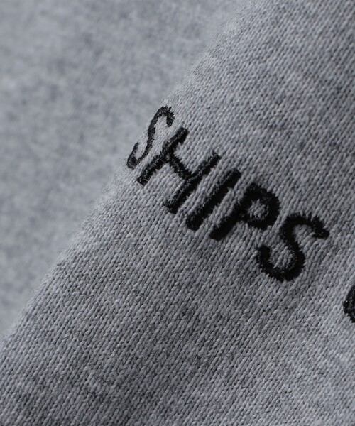 SHIPS Colors(シップス カラーズ)の「〈キーホルダー付属〉 SHIPS Colors ロゴ ワンポイント 刺繍 ロンT(Tシャツ/カットソー・メンズ・グレー/ブラック/ライトホワイト/ネイビー/パープル・X-LARGE/LARGE/MEDIUM)」の15枚目の写真
