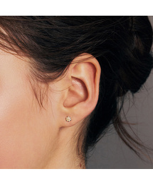 [sv925] pearl blossom stud earrings