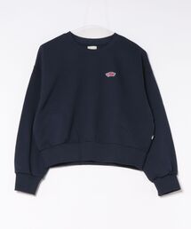 VANS ヴァンズ W CHECKER PATCH SWT スウェットクルー 126K3040300 ABC-MART限定 NAVY