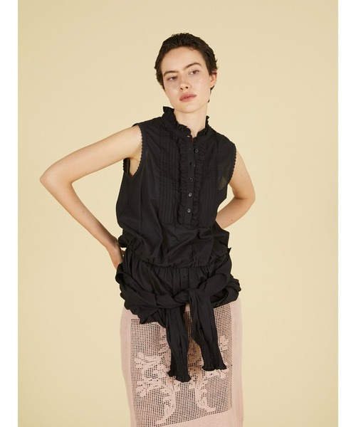 crinkle crinkle crinkle(クリンクルクリンクルクリンクル)の「スロウオフブラウス / 【crinkle crinkle crinkle】 slow off blouse(シャツ/ブラウス・レディース・ホワイト/ブラック・FREE)」の14枚目の写真