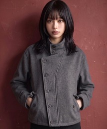 Openyard（オープンヤード）の「『Openyard/オープンヤード』WRAP SHORT COAT/ショートラップコート（ダウンジャケット/コート）」