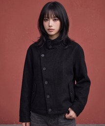 Openyard（オープンヤード）の「『Openyard/オープンヤード』WRAP SHORT COAT/ショートラップコート（ダウンジャケット/コート）」