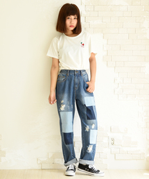 PUNYUS | パッチワークデニムパンツ(デニムパンツ)
