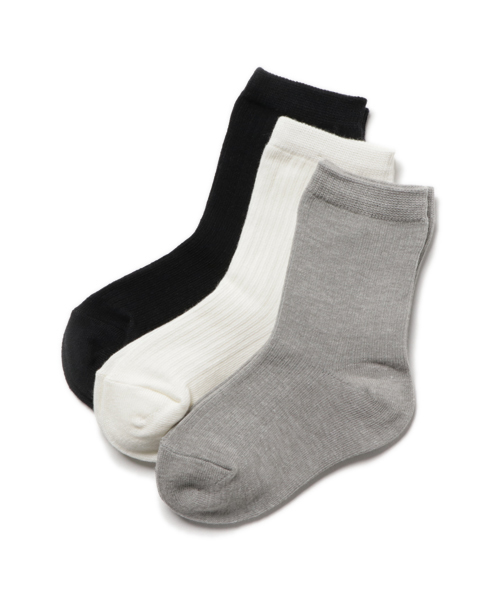 GLOBAL WORK（グローバルワーク）の「【キッズ】3足セットアソートソックス/ 727905（ソックス/靴下・キッズ・その他1/その他2/その他3・LARGE/MEDIUM）」の2枚目の写真