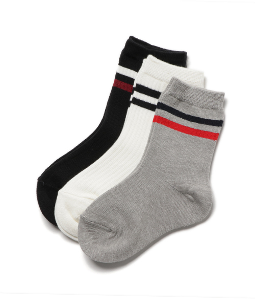 GLOBAL WORK（グローバルワーク）の「【キッズ】3足セットアソートソックス/ 727905（ソックス/靴下・キッズ・その他1/その他2/その他3・LARGE/MEDIUM）」の3枚目の写真