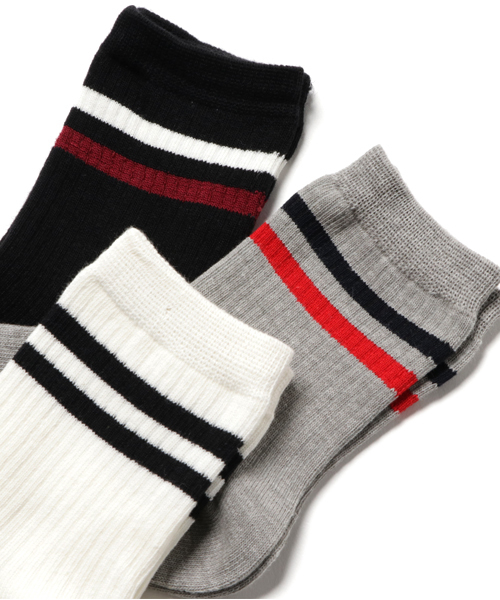 GLOBAL WORK（グローバルワーク）の「【キッズ】3足セットアソートソックス/ 727905（ソックス/靴下・キッズ・その他1/その他2/その他3・LARGE/MEDIUM）」の4枚目の写真