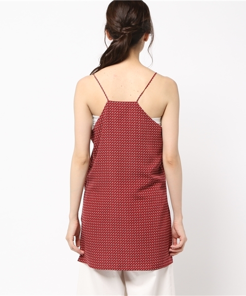 FRAMeWORK(フレームワーク)の「コモンプリントロングキャミソール◆(シャツ/ブラウス・レディース・レッド・FREE)」の4枚目の写真