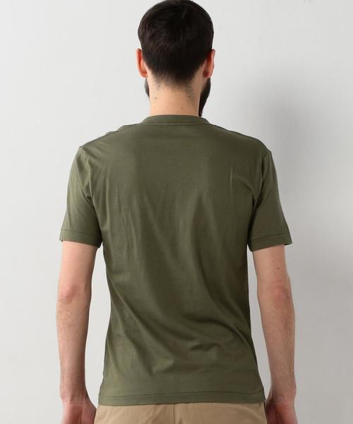 UNITED ARROWS（ユナイテッドアローズ）の「UA ECSP コットン Vネック カットソー◆（Tシャツ/カットソー・メンズ・オリーブ・LARGE/X-SMALL/X-LARGE/MEDIUM/SMALL）」の2枚目の写真