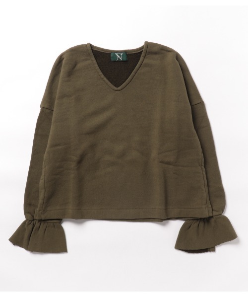 RNA-N(アールエヌエーエヌ)の「M0598 ふんわり裏毛デザインプルオーバー(スウェット・レディース・キナリ/ブラック/カーキ/グレー・MEDIUM)」の12枚目の写真