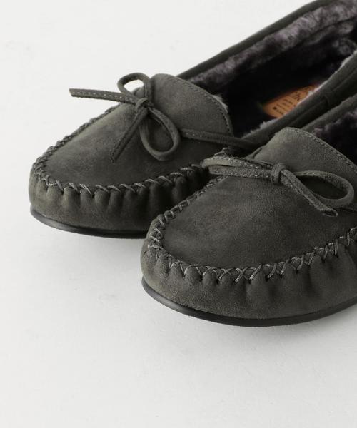 Boisson Chocolat（ボワソンショコラ）の「BFC Fﾌｧｰﾘﾎﾞﾝﾓｶｼﾝ（モカシン/デッキシューズ・レディース・ダークグレー/ライトブルー/ブラック/ブラウン/マスタード・23cm/22.5cm/22cm/25cm/24.5cm/24cm/23.5cm）」の9枚目の写真