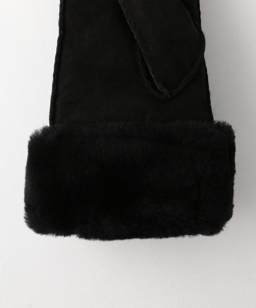EMU Australia（エミューオーストラリア）の「EMU GLOVE（手袋・レディース・ブラック/ナチュラル・FREE）」の6枚目の写真