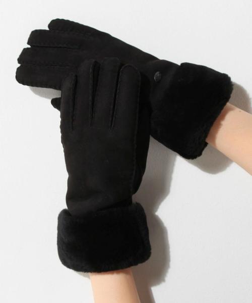 EMU Australia（エミューオーストラリア）の「EMU GLOVE（手袋・レディース・ブラック/ナチュラル・FREE）」の7枚目の写真