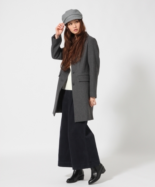 GLOBAL WORK（グローバルワーク）の「コーデュロイワイドパンツ/741507（その他パンツ・レディース・ダークブラウン/ホワイト/ネイビー・MEDIUM/LARGE）」の11枚目の写真