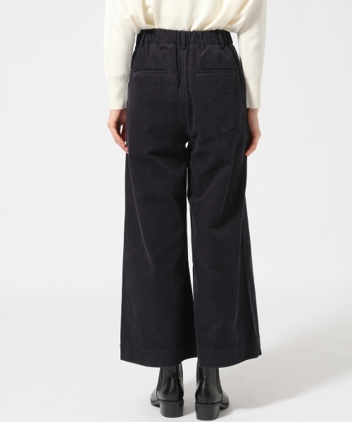 GLOBAL WORK（グローバルワーク）の「コーデュロイワイドパンツ/741507（その他パンツ・レディース・ダークブラウン/ホワイト/ネイビー・MEDIUM/LARGE）」の4枚目の写真
