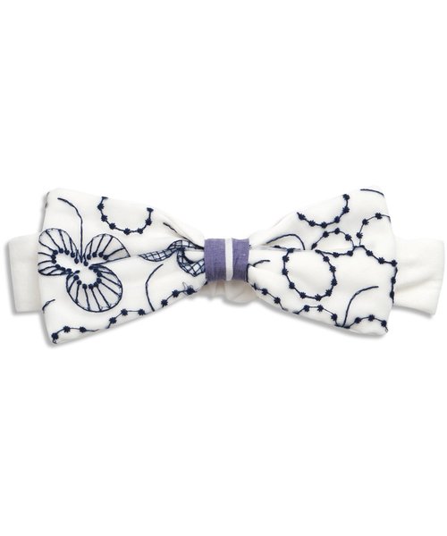 apres les cours（アプレレクール）の「cloverベビーヘアバンド（ヘアバンド・キッズ・ネイビー/イエロー・46）」の2枚目の写真