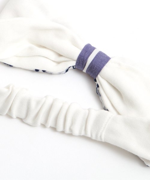 apres les cours（アプレレクール）の「cloverベビーヘアバンド（ヘアバンド・キッズ・ネイビー/イエロー・46）」の6枚目の写真