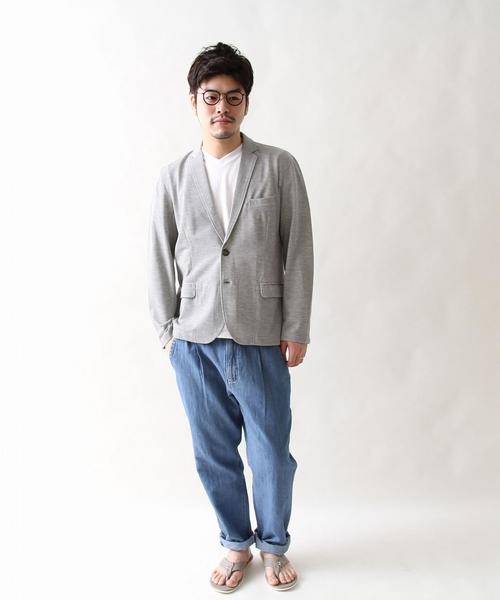 coen（コーエン）の「コットンリネン1タックワイドイージーデニムパンツ（デニムパンツ・メンズ・コバルトブルー・S/M/L/XL）」の15枚目の写真