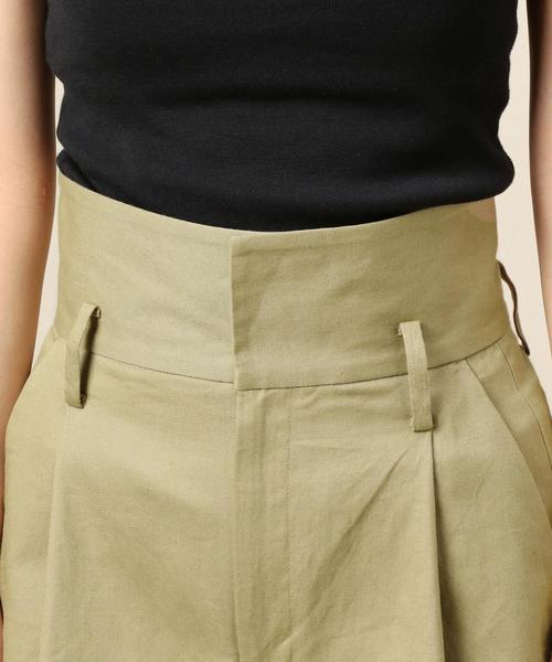 BEAUTY&YOUTH UNITED ARROWS（ビューティーアンドユースユナイテッドアローズ）の「BY チノハイウエストショーツ ◆（チノパンツ・レディース・ベージュ・SMALL/MEDIUM）」の6枚目の写真