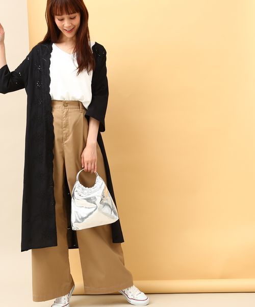 Casselini（キャセリーニ）の「【CASSELINI】メタリックリングハンドルバッグ（ハンドバッグ・レディース・ブラック/ゴールド/シルバー・FREE）」の6枚目の写真