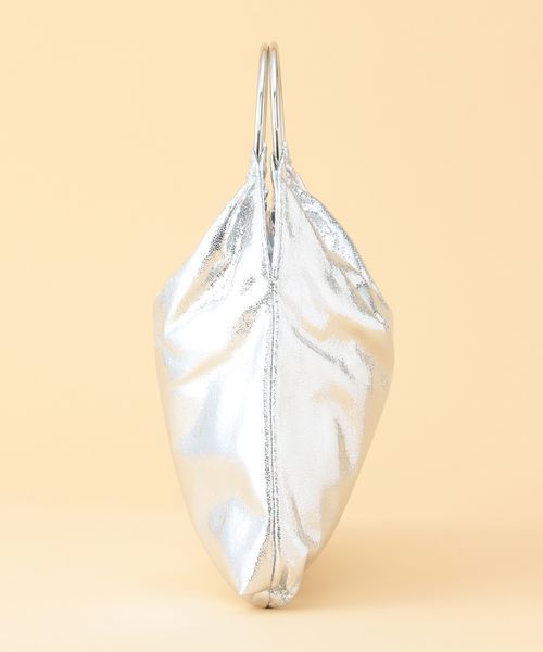 Casselini（キャセリーニ）の「【CASSELINI】メタリックリングハンドルバッグ（ハンドバッグ・レディース・ブラック/ゴールド/シルバー・FREE）」の7枚目の写真