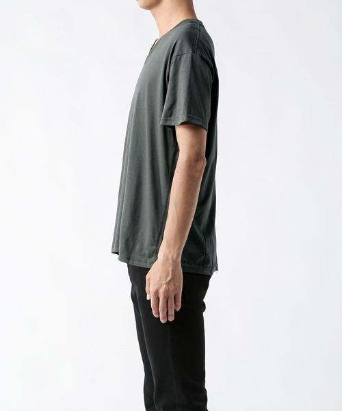 N.HOOLYWOOD TPES BARRACKS KIT（N.ハリウッド TPES バラックスキット）の「T-SHIRT（Tシャツ/カットソー・メンズ・ブラック/セージグリーン/ダークネイビー/ブラウン・S42/S38/S40/S36/S44）」の6枚目の写真