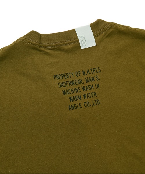 N.HOOLYWOOD TPES BARRACKS KIT（N.ハリウッド TPES バラックスキット）の「T-SHIRT（Tシャツ/カットソー・メンズ・ブラック/セージグリーン/ダークネイビー/ブラウン・S42/S38/S40/S36/S44）」の18枚目の写真
