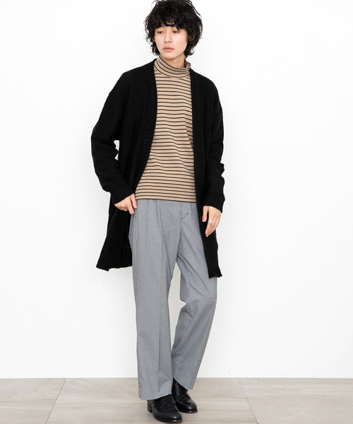 STUDIOUS（ステュディオス）の「【STUDIOUS】シャギーロングカーディガン（カーディガン/ボレロ・メンズ・ブラック/ブラウン・1/2/3）」の21枚目の写真