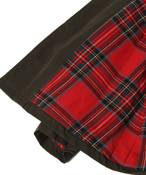 BEAMS BOY（ビームスボーイ）の「BEAMS BOY / コットンナイロン パラフィンショートコート（その他アウター・レディース・ベージュ/オリーブ・ONE SIZE）」の11枚目の写真