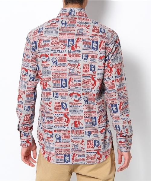 HYSTERIC GLAMOUR(ヒステリックグラマー)の「SHOW総柄長袖ウエスタンSH(シャツ/ブラウス・メンズ・ブルー系その他/グレー系その他・SMALL/MEDIUM/LARGE)」の11枚目の写真