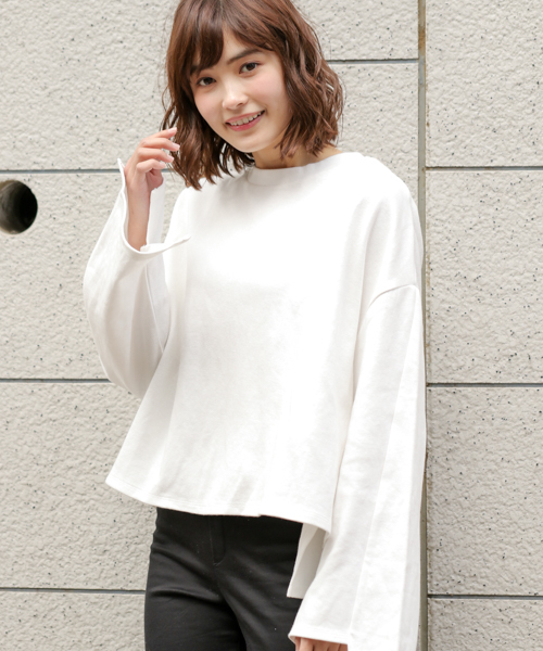 apres jour(アプレジュール)の「バックデザイントップス【ZOZOTOWN限定アイテム】(Tシャツ/カットソー・レディース・ブラック/オフホワイト・フリー)」の22枚目の写真