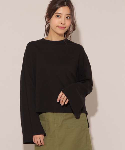 apres jour(アプレジュール)の「バックデザイントップス【ZOZOTOWN限定アイテム】(Tシャツ/カットソー・レディース・ブラック/オフホワイト・フリー)」の5枚目の写真