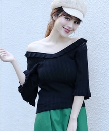 Heather | フリフリ２ＷＡＹ＊ニット　788484(ニット/セーター)