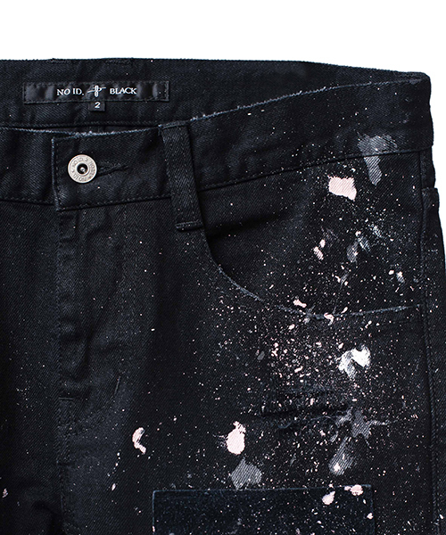 NO ID.(ノーアイディ)の「mp6312-NO ID.BLACK×OVERDESIGNストレッチデニムグランジスキニーPT パンツ(デニムパンツ・メンズ・ブラック/インディゴブルー・1/2/3)」の17枚目の写真