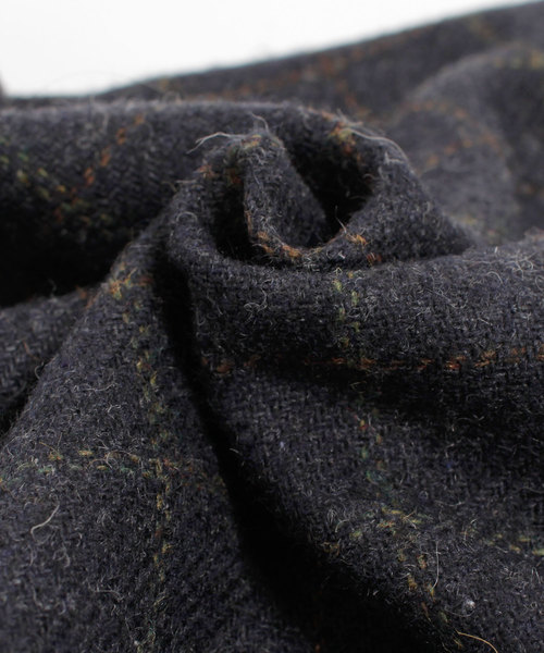 MONO-MART（モノマート）の「ウールブレンドブリティッシュチェックタックワイドパンツ（その他パンツ・メンズ・ブラック/ネイビー/グレー・M/L）」の5枚目の写真