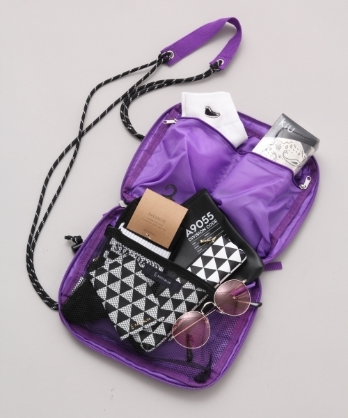 RAGEBLUE（レイジブルー）の「トラベルミニバッグ/800252（ショルダーバッグ・メンズ・ブラック/パープル/グレー/オレンジ・FREE）」の4枚目の写真