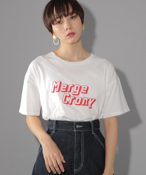 PAGEBOY（ページボーイ）の「ＲＥＤロゴＴシャツ（Tシャツ/カットソー・レディース・ホワイト系その他/ホワイト系その他2/ホワイト系その他3・FREE）」の2枚目の写真