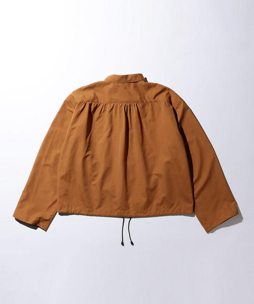 ETHOS コーティングジャケット Aelfric Eden Cropped Leather Jacket Women PU Crop Moto Biker