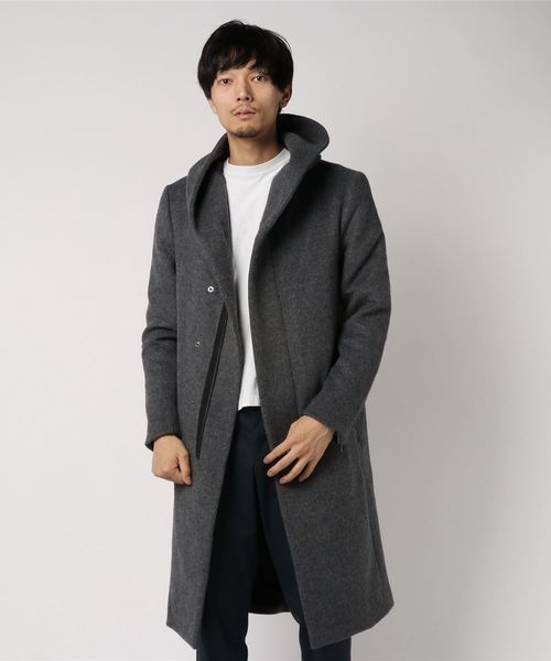 SHELLAC シェラック チェスターコート ブラック 48サイズ