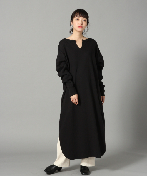 LOWRYS FARM（ローリーズファーム）の「２ＷＡＹハニカムワンピ　826753（ワンピース・レディース・オフホワイト/ブラック/カーキ・FREE）」の7枚目の写真