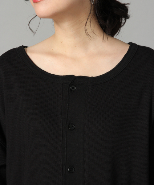 LOWRYS FARM（ローリーズファーム）の「２ＷＡＹハニカムワンピ　826753（ワンピース・レディース・オフホワイト/ブラック/カーキ・FREE）」の12枚目の写真