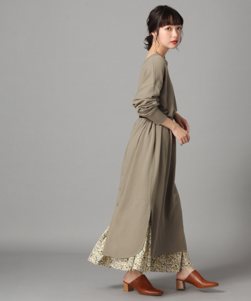 LOWRYS FARM（ローリーズファーム）の「２ＷＡＹハニカムワンピ　826753（ワンピース・レディース・オフホワイト/ブラック/カーキ・FREE）」の15枚目の写真