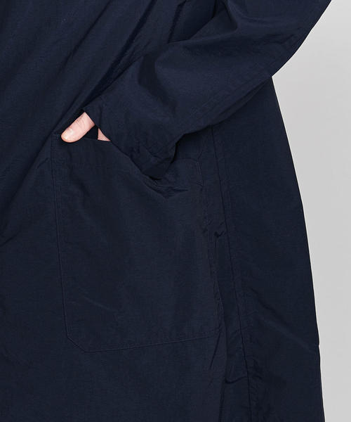 DANTON(ダントン)の「<DANTON> TAFFETA COAT/コート(ステンカラーコート・メンズ・ベージュ/ネイビー・38/40/42)」の4枚目の写真