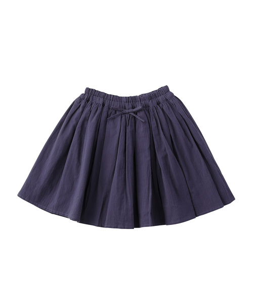 D.fesense（ディーフェセンス）の「【D.fesense /ディーフェセンス】リボン付ギャザースカート（スカート・キッズ・ネイビー/カーキ/レッド・90cm/100cm/110cm/80ｃｍ）」の3枚目の写真