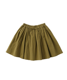 【D.fesense /ディーフェセンス】リボン付ギャザースカート