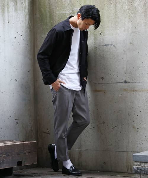 Ressaca(レサーカ)の「TRルーズフィットアンクルパンツ(スラックス・メンズ・ブラック/ベージュ/ネイビー/グレー/グレー系その他/ベージュ系その他・M/L/XL)」の10枚目の写真