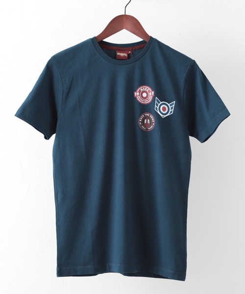 merc london（メルクロンドン）の「バッジプリントTシャツ（Tシャツ/カットソー・メンズ・ネイビー/チャコール・MEDIUM/SMALL/LARGE/X-SMALL）」の2枚目の写真