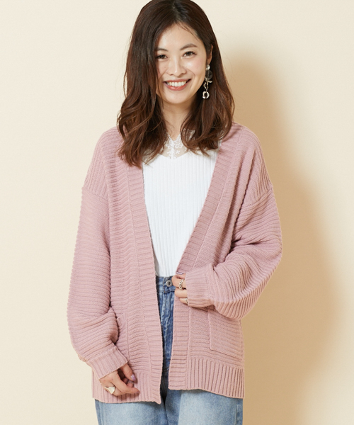 PairPair(ペアペア)の「トッパーカーディガン(カーディガン/ボレロ・レディース・ピンク/アイボリー・FREE)」の14枚目の写真